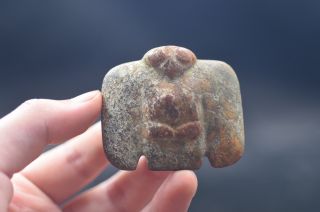 Old Chinese Hongshan Culture Jade Hand - Carved Amulet Pendant 22 photo