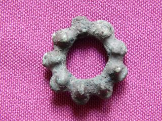 Bronze Age,  Piliny Culture,  Celtic Cog - Like / Sun Bronze Ring,  12 - 9 Cbc photo