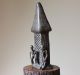 African Ashanti Bronze Tribal Hut / House Figure.  Asante Ghana Gold Weight. Other African Antiques photo 1