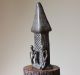 African Ashanti Bronze Tribal Hut / House Figure.  Asante Ghana Gold Weight. Other African Antiques photo 1