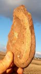 Large Acheulean Nosed Flint Hand Axe Paleolithic Tool Neolithic & Paleolithic photo 5