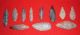 (11) Sahara Neolithic Blades,  Points,  Prehistoric African Arrowheads Neolithic & Paleolithic photo 1