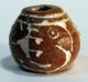 Pre - Columbian Brown Double Animal Bead.  Guaranteed Authentic. The Americas photo 2