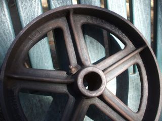 Vintage Flat Belt Pulley; American Pulley Co.  ; Industrial Machine Age Steampunk photo