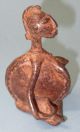 Antique Cast Bronze Dogon,  Mali Rare,  Strange Figure.  4 1/2” H Masks photo 1