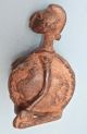 Antique Cast Bronze Dogon,  Mali Rare,  Strange Figure.  4 1/2” H Masks photo 3
