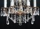 Vintage French Brass Crystals Swags Acanthus Leaf 10 Light Chandelier - Ornate Chandeliers, Fixtures, Sconces photo 6