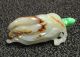 Old Chinese Carved Jade Citron Form Snuff Bottle W/ Detail Snuff Bottles photo 6