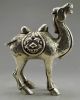 Collectible Decorated Old Handwork Tibet Silver Carve Camel Statue Other Chinese Antiques photo 1