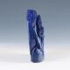 100 Natural Lapis Lazuli Hand Carved House & Pine Hill & Old Man Statue D1056 Men, Women & Children photo 5