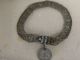 Rare Antique Ottoman Era Silver Folklore Necklace With Coin Hand Made 19th C Islamic photo 3