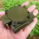 Army Green Compass Floating Luminous Dial Magnifying Viewer Outdoor Explore Compasses photo 1