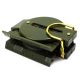 Army Green Compass Floating Luminous Dial Magnifying Viewer Outdoor Explore Compasses photo 3