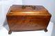 Rare Antiques 18th Century George Iii Chippendale Mahogany Tea Caddy England Boxes photo 10