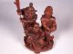 C1900 Chinese Hardwood Figural Carving W Fine Detail & Patina On Stand Other Antique Chinese Statues photo 10
