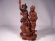 C1900 Chinese Hardwood Figural Carving W Fine Detail & Patina On Stand Other Antique Chinese Statues photo 1