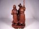 C1900 Chinese Hardwood Figural Carving W Fine Detail & Patina On Stand Other Antique Chinese Statues photo 3