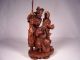 C1900 Chinese Hardwood Figural Carving W Fine Detail & Patina On Stand Other Antique Chinese Statues photo 5