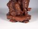 C1900 Chinese Hardwood Figural Carving W Fine Detail & Patina On Stand Other Antique Chinese Statues photo 8
