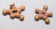 2 Ancient Roman Solid Gold Beads Granulated Roman photo 1