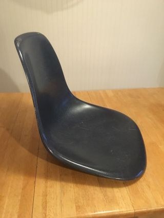 Herman Miller Eames Fiberglass Side Shell Chair Navy Blue photo