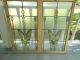 L148 Large Lovely Older Leaded Stain Glass Window F/england Reframed 2 Available 1900-1940 photo 9