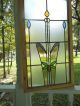 L148 Large Lovely Older Leaded Stain Glass Window F/england Reframed 2 Available 1900-1940 photo 6