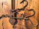 4 Hooked Antique Vintage Hanging Scale - Cast Iron Weight - Farm Cotton Hay Meat Scales photo 3