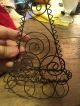 Moprimitivepast Early Antique Hanging Wire Folk Art Basket Holder Aafa Prim Old Primitives photo 2