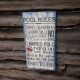 Hand Made Pool Rules Primitive Rustic Country Home Decor Primitives photo 1