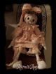 Primitive Folk Art Snowman Lady Doll Antique Chenille Aspens Angels Shabby Chic Primitives photo 2