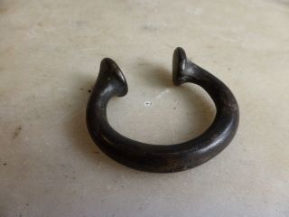 Antique Bronze Manilla Or Slave Bracelet (no 2) photo