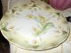 Rs Prussia/ Germany Style Calla Lily Charger Fancy Victorian Molding Pearlized Plates & Chargers photo 4