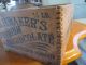 Antique 1900 ' S W.  H.  Baker ' S.  Premium Chocolate Wooden Crate Box Dovetailed Boxes photo 4