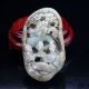 Exquisit 100 Natural Hetian Jade Hand - Carved Ganoderma Lucidum Statue D663 Other Antique Chinese Statues photo 8