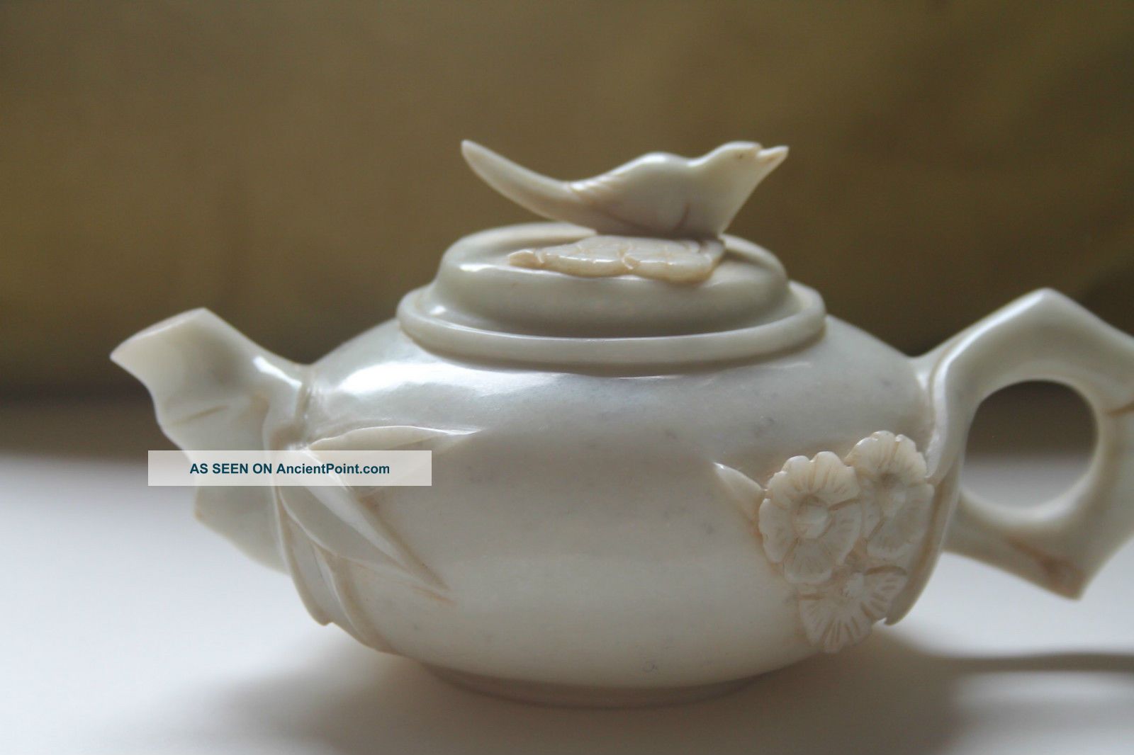 Jadite Chinese Teapot And Cups Other Chinese Antiques photo