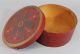 Antique England Primitive Folk Art Red & Blue Paint Pantry Box & Measure Primitives photo 11