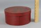 Antique England Primitive Folk Art Red & Blue Paint Pantry Box & Measure Primitives photo 1