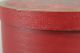 Antique England Primitive Folk Art Red & Blue Paint Pantry Box & Measure Primitives photo 5