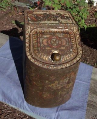 Vintage General Store Spice Tin Counter Display Old Kitchen Decor photo