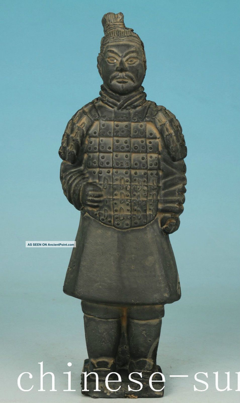 Delicate Chinese Old Pottery Hand Carving Terra - Cotta Warriors Collect Statue Other Antique Chinese Statues photo