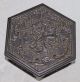 Chinese Old Wood Made Carved Human Pot Poetry Hexagon Tea Caddy Box Boxes photo 8
