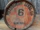 Antique Primitive Wood Nail Barrel Old Advertising Pittsburgh Steel Co.  1901 Primitives photo 9