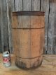 Antique Primitive Wood Nail Barrel Old Advertising Pittsburgh Steel Co.  1901 Primitives photo 10