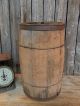 Antique Primitive Wood Nail Barrel Old Advertising Pittsburgh Steel Co.  1901 Primitives photo 1
