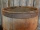 Antique Primitive Wood Nail Barrel Old Advertising Pittsburgh Steel Co.  1901 Primitives photo 2