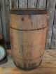 Antique Primitive Wood Nail Barrel Old Advertising Pittsburgh Steel Co.  1901 Primitives photo 4
