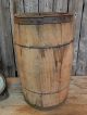 Antique Primitive Wood Nail Barrel Old Advertising Pittsburgh Steel Co.  1901 Primitives photo 6
