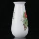 Chinese Famille Rose Porcelain Hand - Painted Flower & Bird Vase W Qianlong Mark Vases photo 5