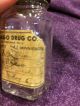 3 Apothecary Jars - 2 Glovers,  1 Chisago Drug Co Bottles & Jars photo 9